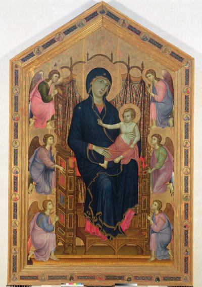 Madonna y Niño (Madonna Rucellai) 1285 de Duccio di Buoninsegna